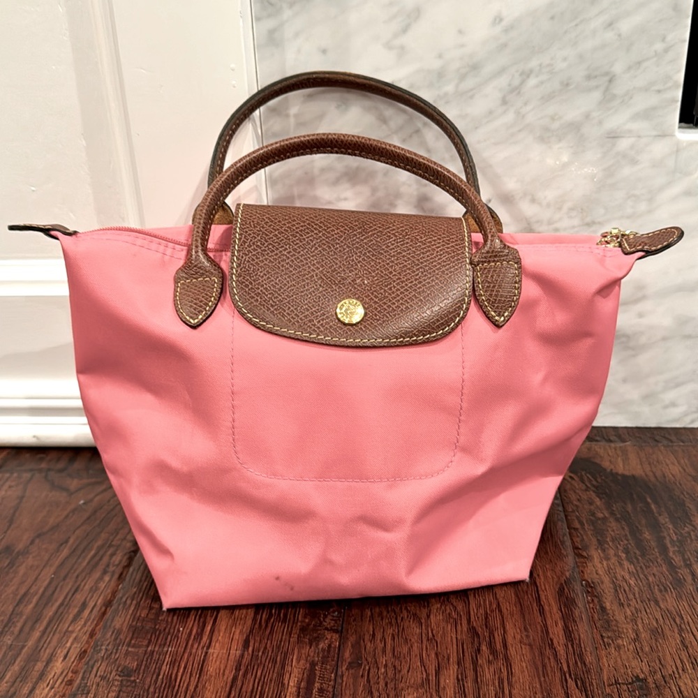 Longchamp Le Pliage Handbag Small- pink